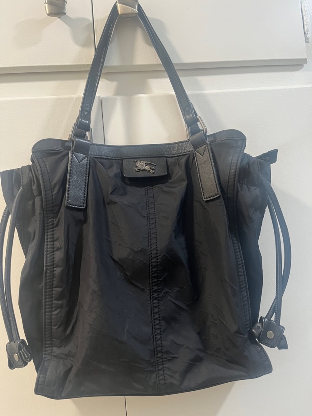Burberry Black Nylon Shoulder Bag